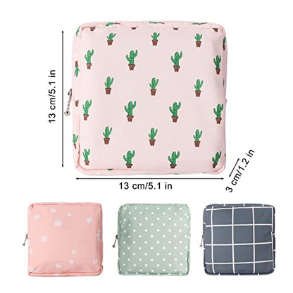Sanitary Napkin Storage Bag,Portable Sanitary Napkin Storage Pouch Pack of 4 Reusable Menstrual Cup TuciykeBuy Supplements Australia