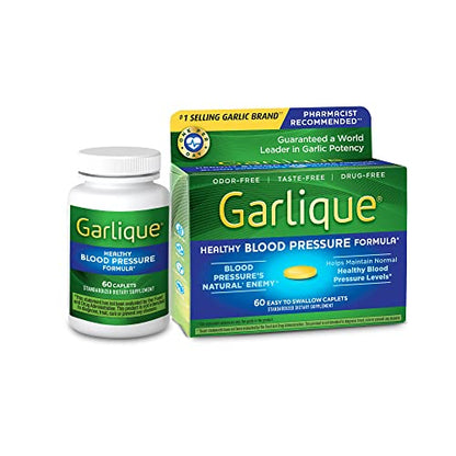 Garlique Garlic Extract Supplement, Healthy Blood Pressure Formula, Odorless & Vegan GarliqueBuy Supplements Australia