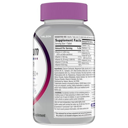 Centrum Silver Women's Multivitamin for Women 50 Plus, Multivitamin/Multimineral Supplement with Vitamin D3, B Vitamins, Non-GMO Ingredients