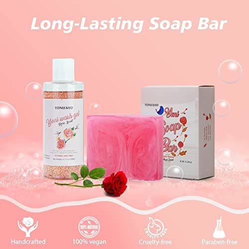 Yoni Wash & Yoni Oil & Yoni Soap for Women Set, 5.29oz Yoni Soap Bar, 2 * 30ml Feminine Oil, 6.7 fl.oz yonisayoBuy Supplements Australia
