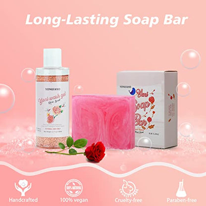 Yoni Wash & Yoni Oil & Yoni Soap for Women Set, 5.29oz Yoni Soap Bar, 2 * 30ml Feminine Oil, 6.7 fl.oz yonisayoBuy Supplements Australia