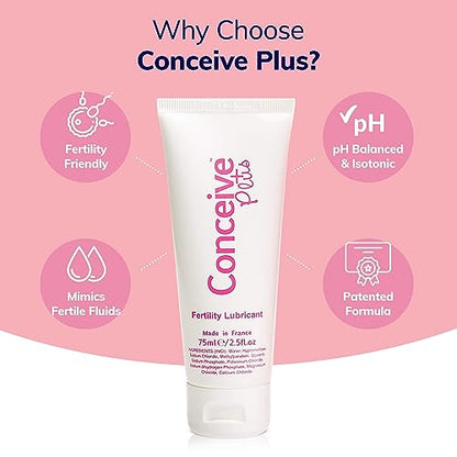 Conceive Plus Fertility-Friendly Personal Lubricant, TTC Safe, - 1 Ounce Conceive PlusBuy Supplements Australia
