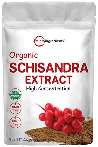 Organic Schisandra Extract Powder, 8 Ounce, Traditional Adaptogen and Filler Micro IngredientsBuy Supplements Australia