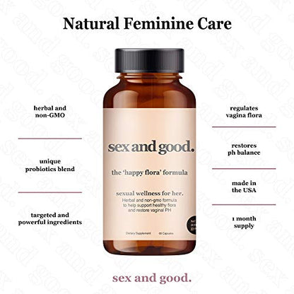 The Happy Flora Formula, Vaginal Health Supplements, Probiotics and Herbal Supplements Sex And GoodBuy Supplements Australia