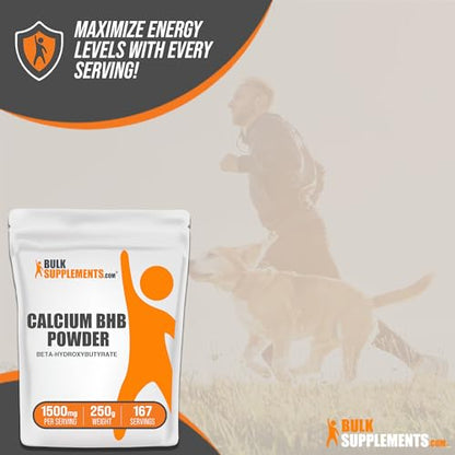BulkSupplements.com Calcium BHB Powder - Beta-HydroxyButyrate Powder, BHB Supplement BULKSUPPLEMENTS.COMBuy Supplements Australia