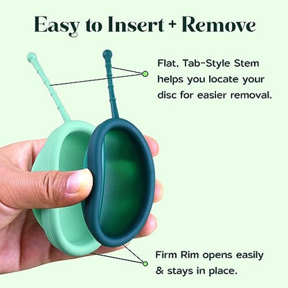 SHORDY Reusable Menstrual Disc Set of 2 (Small & Large), 100% Medical-Grade Silicone, Flexible SHORDYBuy Supplements Australia