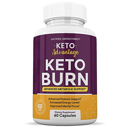 (2 Pack) Keto Advantage Keto Burn Pills Includes Apple Cider Vinegar goBHB Exogenous Justified LaboratoriesBuy Supplements Australia