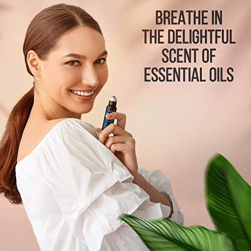 Stress Ease Essential Oil Roll On Blend 10ml - Natural Stress Relief Essential Oils Roll Nexon BotanicsBuy Supplements Australia