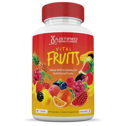 (Set of 2) Vital Fruits and Veggies Supplement Red & Green Superfoods Whole Food Justified LaboratoriesBuy Supplements Australia