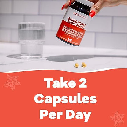GOBIOTIX Blood Sugar Support - Cinnamon, Berberine and Selenium Capsules - Blood Sugar GOBIOTIXBuy Supplements Australia