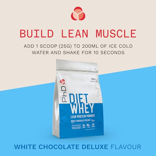 PhD Nutrition Diet Whey Low Calorie Protein Powder, Low Carb, High Protein Lean Matrix PhDBuy Supplements Australia