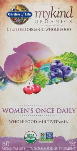 Garden of Life Organics Multivitamin for Women - Women's Once Daily Multi - Whole Food Multi with Iron,Biotin,Vegan Organic Womens Multivitamin Garden of LifeBuy Supplements Australia