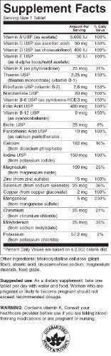 Swanson Century Formula Multivitamin Without Iron 130 Tabs Swanson