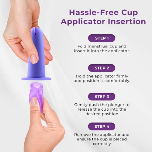 Ecoblossom Complete Menstrual Cup Kit - Small & Large Reusable Period Cups, Silicone Sterilizer EcoBlossomBuy Supplements Australia