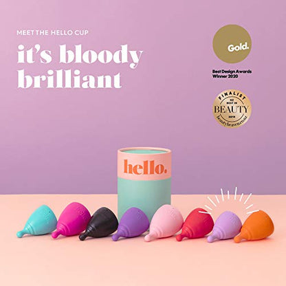 The Hello Cup Extra Small Menstrual Cup, BPA Free, Reusable, Hypoallergenic, Recyclable THE HELLO CUPBuy Supplements Australia