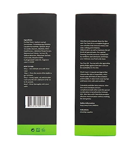 Impressive Beauty Intimate Wash for Men Natural Organic with Tea Tree Oil | pH Balanced Foam Cleansing Impressive SmileBuy Supplements Australia