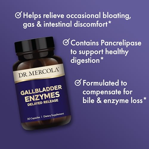 Dr. Mercola Gallbladder Enzymes Delayed Release, 90 Servings (90 Capsules) Dr. MercolaBuy Supplements Australia
