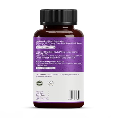 Nutrastic Aller Veda Respiratory Wellness Supplement with Pure Tulsi, Amla, Turmeric, and Neem | Natural Support for Healthy Breathing | 60 Caps NutrasticBuy Supplements Australia