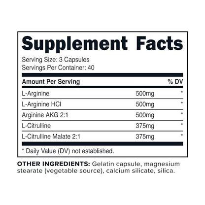 Primaforce Nitric Oxide Booster (2,250mg, 120 Capsules) - 40 Servings of Our High Potency PrimaforceBuy Supplements Australia