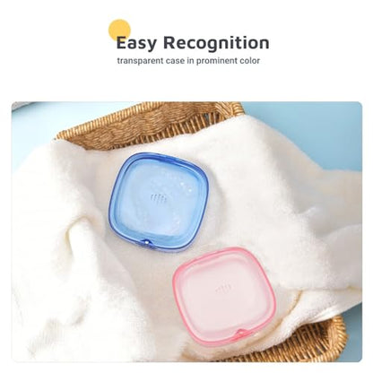 Slim Transparent Aligner Case with Magnetic Closure, Small Compact Retainer Holder Fits MaobuliBuy Supplements Australia