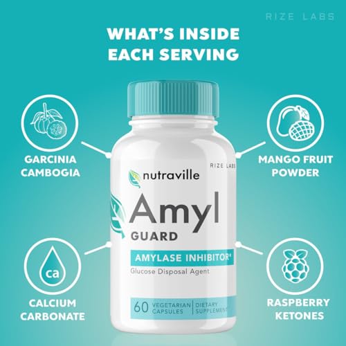 rize labs Nutraville Amyl Guard Dietary Supplement, Nutraville Amyl Guard Weight Loss Pills rize labsBuy Supplements Australia