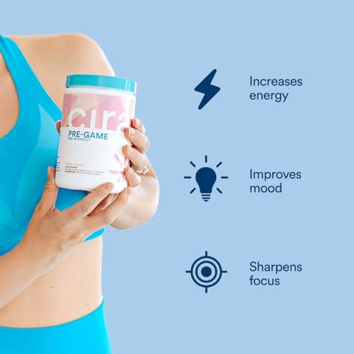 Cira Pre-Game Pre Workout Powder for Women - Preworkout Energy Supplement for Nitric CiraBuy Supplements Australia