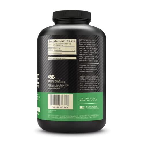 Optimum Nutrition Micronized Creatine Monohydrate Powder, Unflavored, Keto Friendly Optimum NutritionBuy Supplements Australia