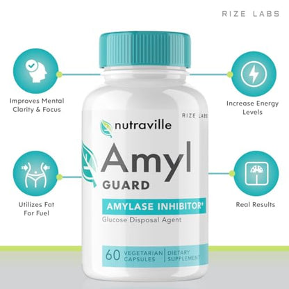 rize labs Nutraville Amyl Guard Dietary Supplement, Nutraville Amyl Guard Weight Loss Pills rize labsBuy Supplements Australia