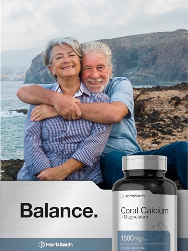 Coral Calcium 1500mg 150 Capsules | Plus Magnesium | Non-GMO, Gluten Free Supplement HorbäachBuy Supplements Australia