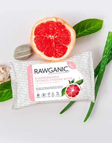RAWGANIC Gentle Organic Intimate Hygiene Feminine Wipes, Hypoallergenic, Alcohol Free RawganicBuy Supplements Australia