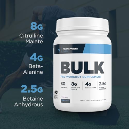 Transparent Labs Bulk Pre Workout Powder - Naturally Sweetened Advanced Pre-Workout Transparent LabsBuy Supplements Australia
