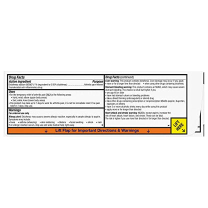 Voltaren Arthritis Pain Gel for Powerful Topical Arthritis Pain Relief with Diclofenac - NEW Easy Open Cap - 100 g x 2 VoltarenBuy Supplements Australia