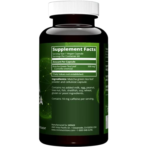 MRM Matcha Green Tea Capsules 60 Servings MRMBuy Supplements Australia
