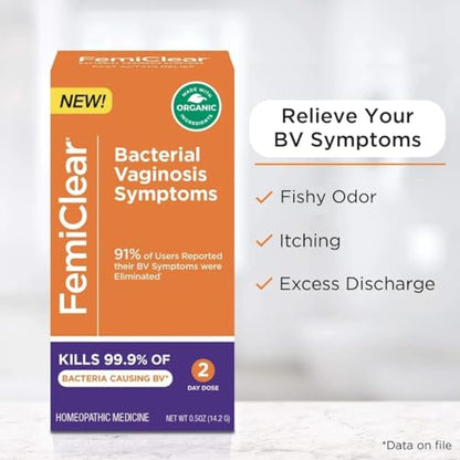 FemiClear (BV) Symptoms - Vaginal Ointment for Fishy Odor, Excess Discharge, Itching & Discomfort FemiClearBuy Supplements Australia