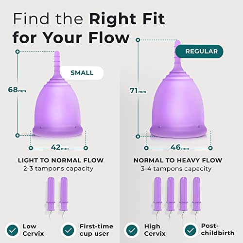 CareCup Menstrual Cups - Set of 2 Reusable Period Cups - Premium Design with Soft, Flexible CarecupBuy Supplements Australia