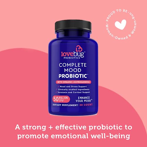Lovebug Complete Mood Probiotic | 10 Clinically Studied Probiotic Strains & Patented lovebug PROBIOTICSBuy Supplements Australia