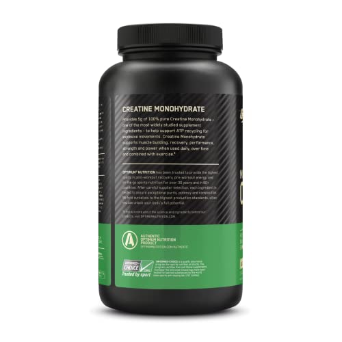 Optimum Nutrition Micronized Creatine Monohydrate Powder, Unflavored, Keto Friendly Optimum NutritionBuy Supplements Australia