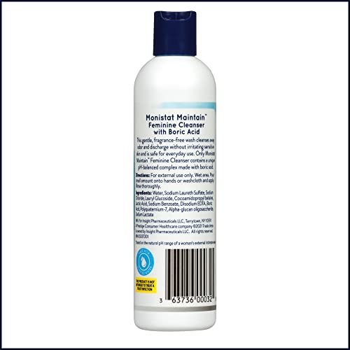 Monistat Boric Acid Feminine Cleanser, Fragrance Free Feminine Wash, 10 Fl MonistatBuy Supplements Australia