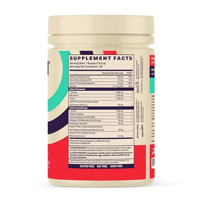 Podium Nutrition, Fuse Pre Workout Powder, Sour Watermelon, 30 Servings, Beta Alanine Podium NutritionBuy Supplements Australia