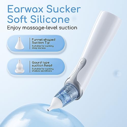 Ear Vacuum Wax Remover, Ear Wax Removal with 8 Pcs Ear Pick, Ear Wax GirugBuy Supplements Australia