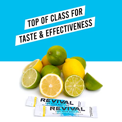 Revival Rapid Rehydration, Electrolytes Powder - High Strength Vitamin C, B1, B3, B5, B12 Revival ShotsBuy Supplements Australia