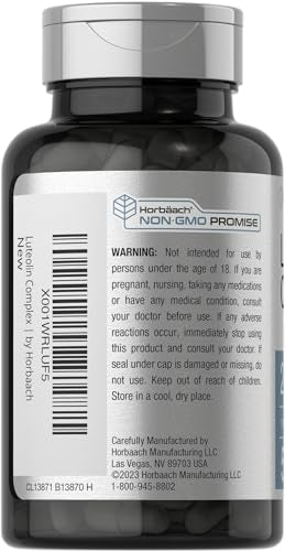 Luteolin Complex with Rutin | 50 Capsules | Vegetarian, Non-GMO & Gluten Free Flavonoid HorbäachBuy Supplements Australia