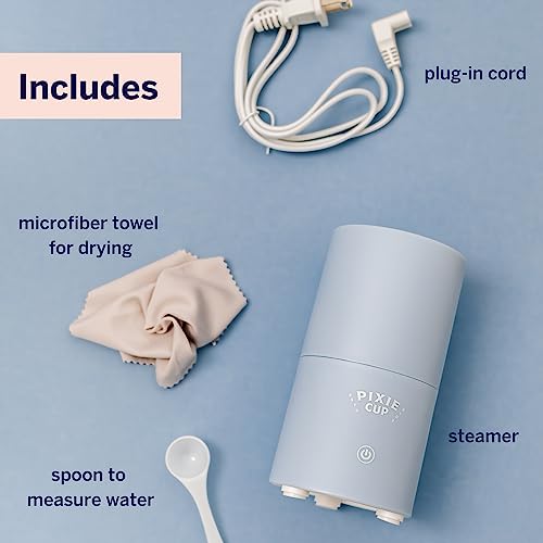 Pixie Menstrual Cup & Disc Steamer Sterilizer 2.0 - Kills 99.9% of Germs with Cleaner Steam Pixie CupBuy Supplements Australia