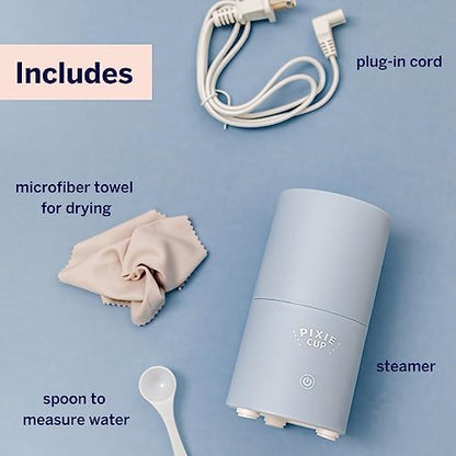 Pixie Menstrual Cup & Disc Steamer Sterilizer 2.0 - Kills 99.9% of Germs with Cleaner Steam Pixie CupBuy Supplements Australia