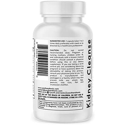 Youth & Tonic Kidney Cleanse Detox for Residual Metabolic Waste & Excess Body Water Youth & TonicBuy Supplements Australia