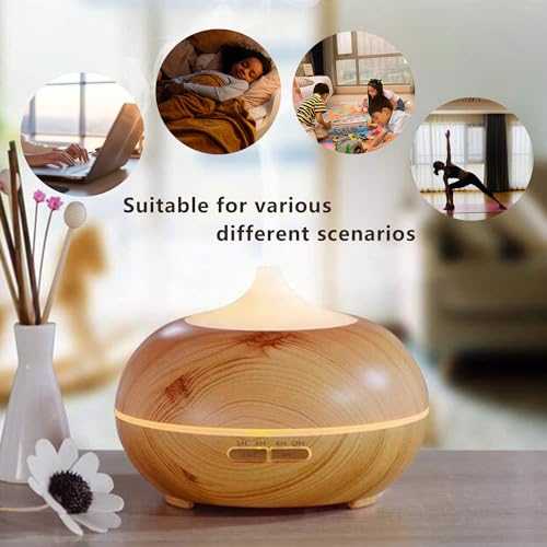 Essential Oil Diffuser, Aromatherapy humidifier, ultrasonic Cold Mist humidifier, 4 Timing Settings TinasChoiceBuy Supplements Australia