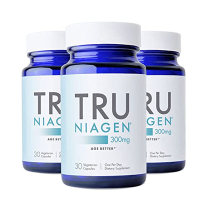 TRU NIAGEN - Patented Nicotinamide Riboside NAD+ Supplement. NR Supports Cellular