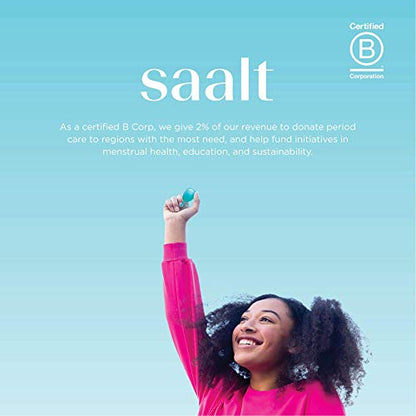 Saalt Teen Menstrual Cup - Best Sensitive Reusable Cup - Wear for 12 Hours - Tampon and Pad Alternative saaltBuy Supplements Australia