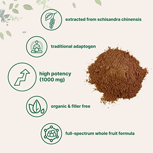 Organic Schisandra Extract Powder, 8 Ounce, Traditional Adaptogen and Filler Micro IngredientsBuy Supplements Australia
