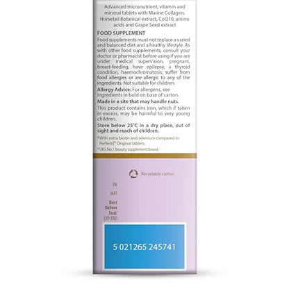Perfectil Vitabiotics Multivitamin | Hair Growth and Thickening Formula | Supports Thicker, Healthy Hair | Vitamin D, E, Collagen, Biotin, and More PerfectilBuy Supplements Australia